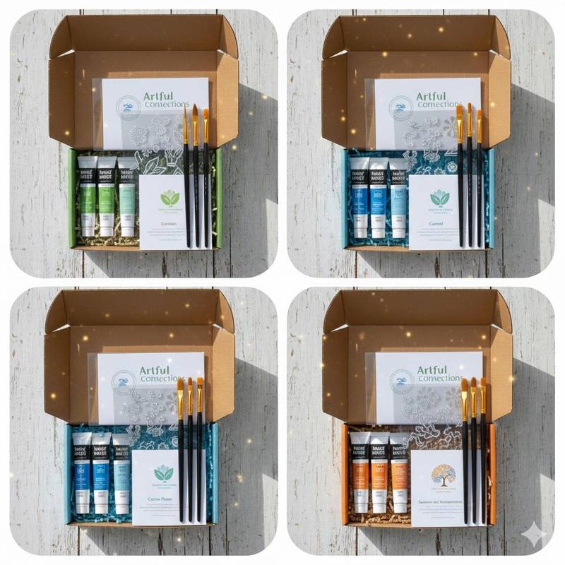 Paint & Stencils Set — Garden Memories